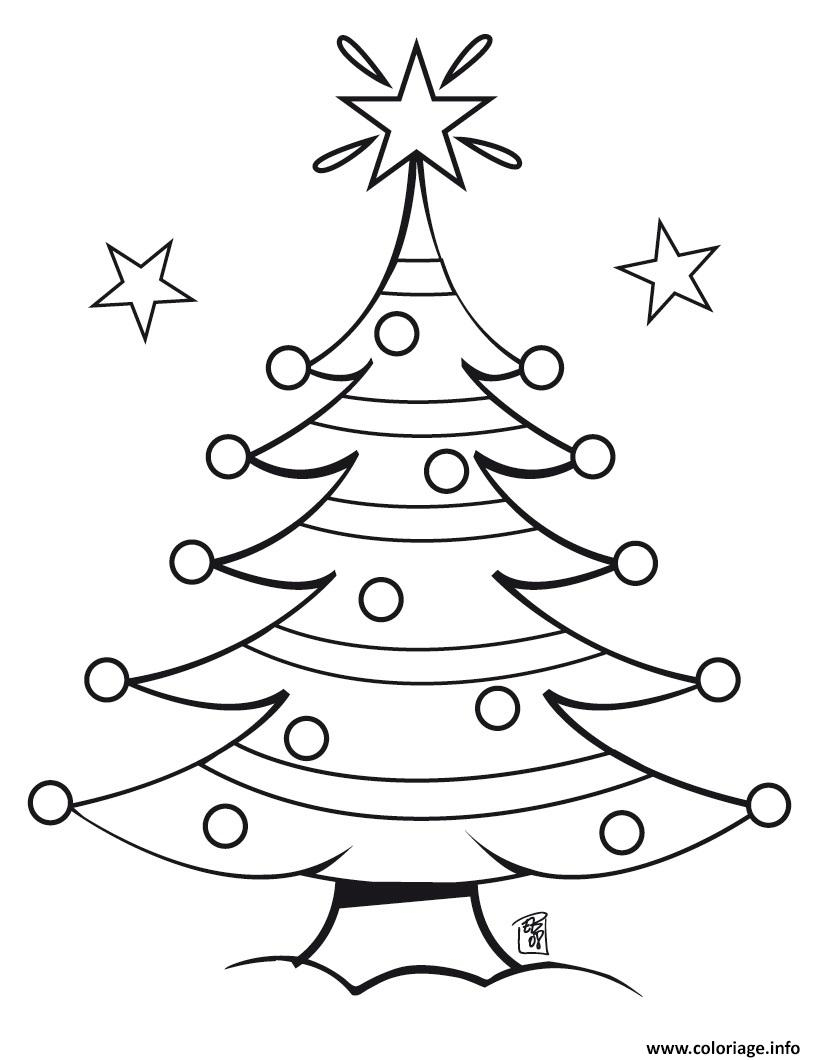 Coloriage Sapin De Noel 6 Dessin Sapin Noel À Imprimer pour Coloriage Gratuit À Imprimer Sapin De Noel 