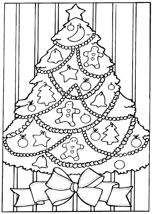 Coloriage Sapin De Noël À La Maison Dessin Gratuit À Imprimer tout Dessin À Colorier De Noel 