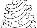 Coloriage Sapin De Noel Avec Guirlandes Et Boules De Noel Dessin Noel dedans Decoration De Noel A Imprimer