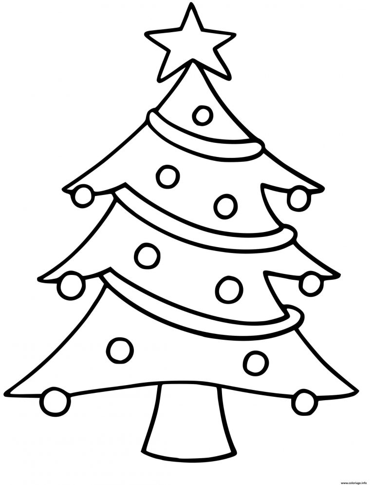 Coloriage Sapin De Noel Maternelle Prescolaire Dessin Noel Maternelle À intérieur Dessins De Noel