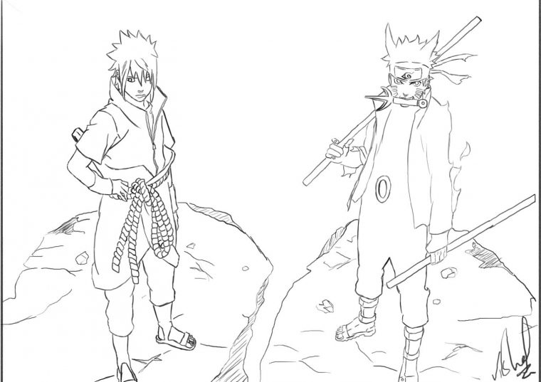 Coloriage Sasuke – 80 Coloriages À Imprimer  Wonder Day — Coloriages destiné Coloriage Naruto Shippuden Sasuke