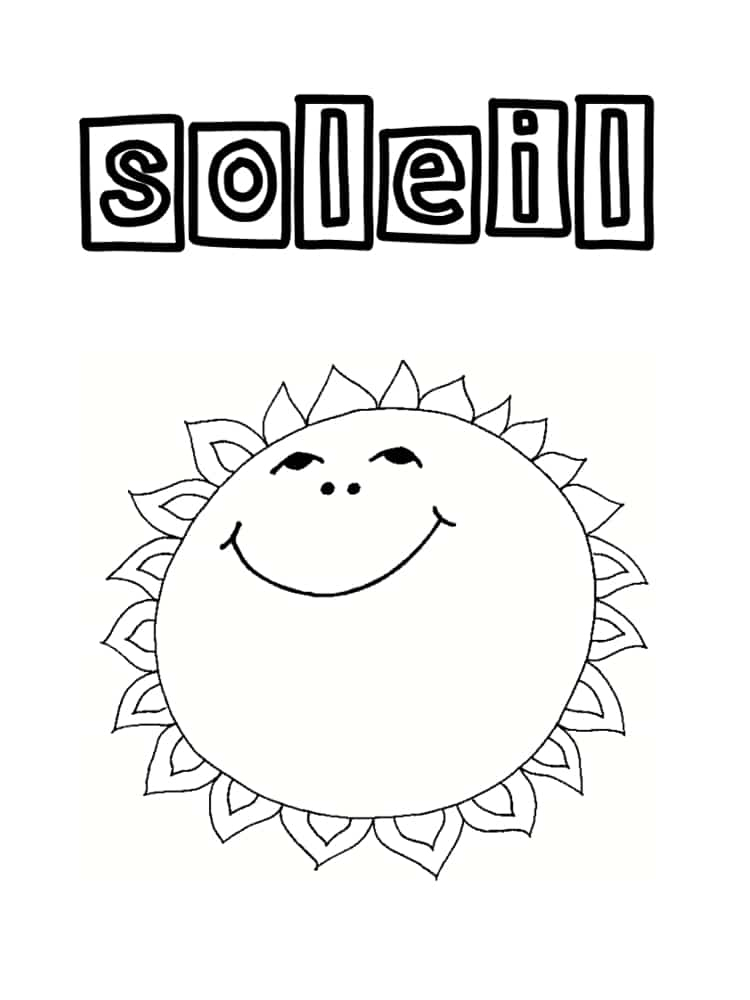 Coloriage Soleil : 20 Modèles À Imprimer intérieur Modele De Soleil