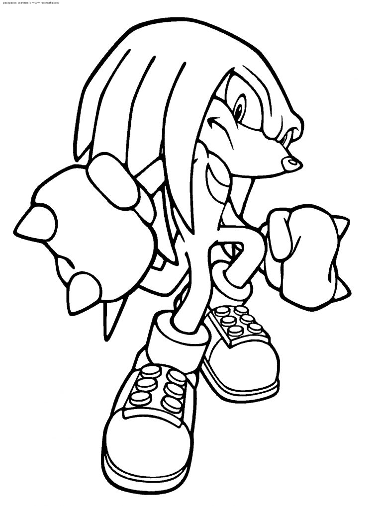 Coloriage Sonic #153945 (Jeux Vidéos) – Album De Coloriages avec Jeux À Colorier