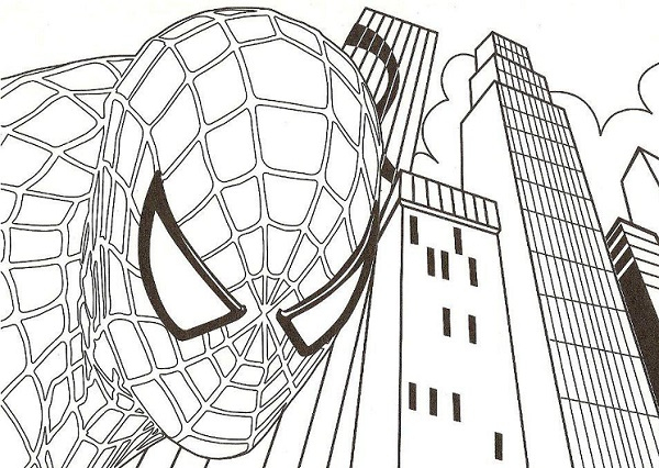 Coloriage Spiderman - Spiderman À Imprimer Gratuit destiné Coloriage À Imprimer Gratuit Spiderman 