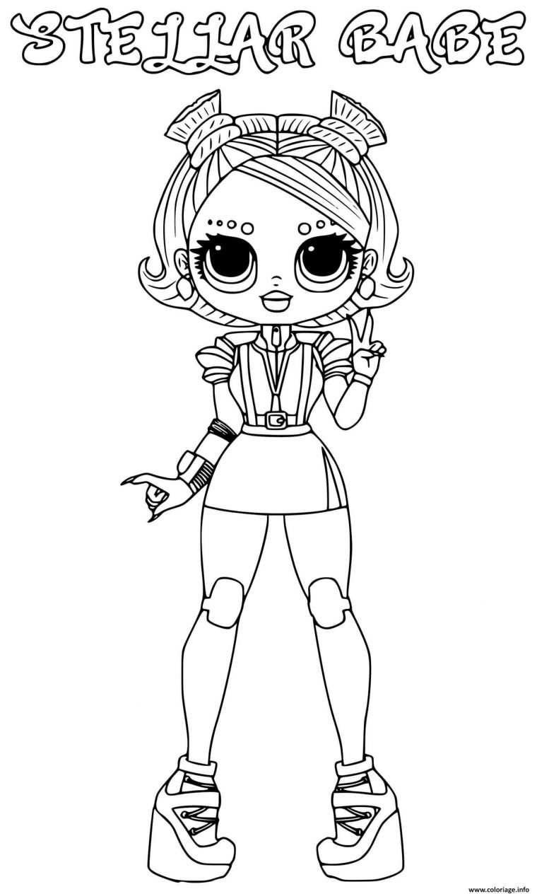 Coloriage Stellar Babe Lol Omg Dessin Lol Surprise À Imprimer encequiconcerne Coloriage À Imprimer