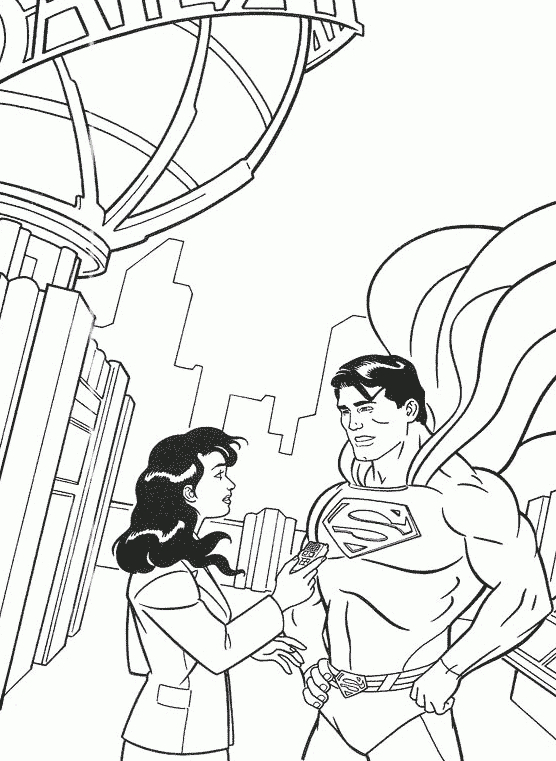 Coloriage Superman À Imprimer Pour Les Enfants - Cp25106 intérieur Coloriage Superman 