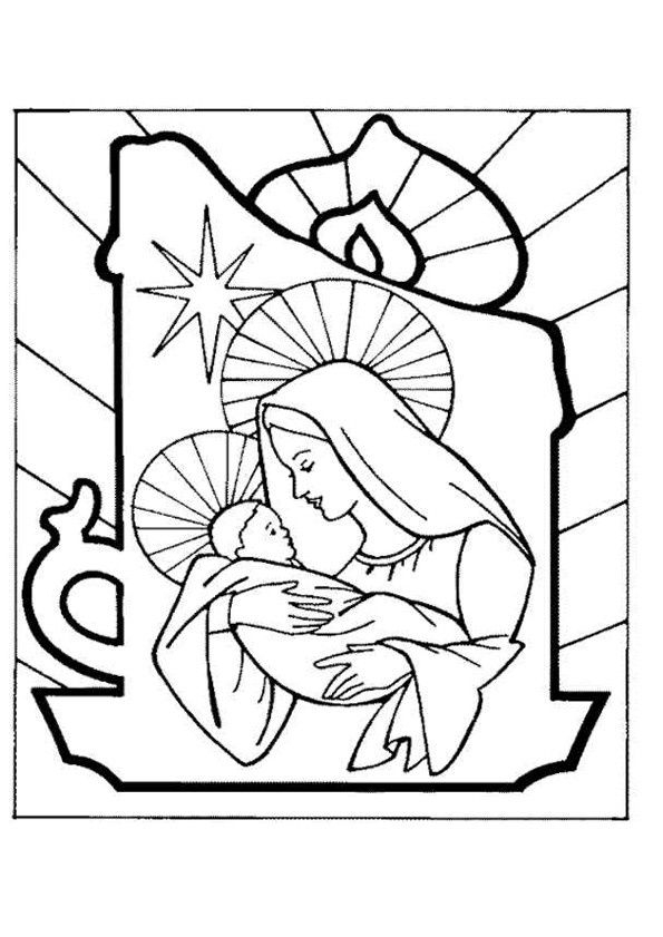 Coloriage Sur La Crèche De Noël, L&amp;#039;Enfant Jésus, La Nativité - La serapportantà Dessin De Creche 