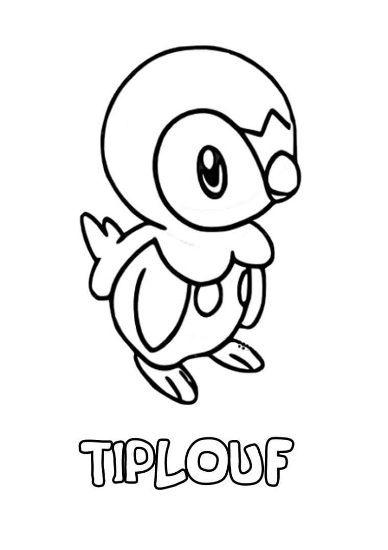 Coloriage Tiplouf Pokemon À Imprimer Sur Coloriages avec Coloriages Pokémon