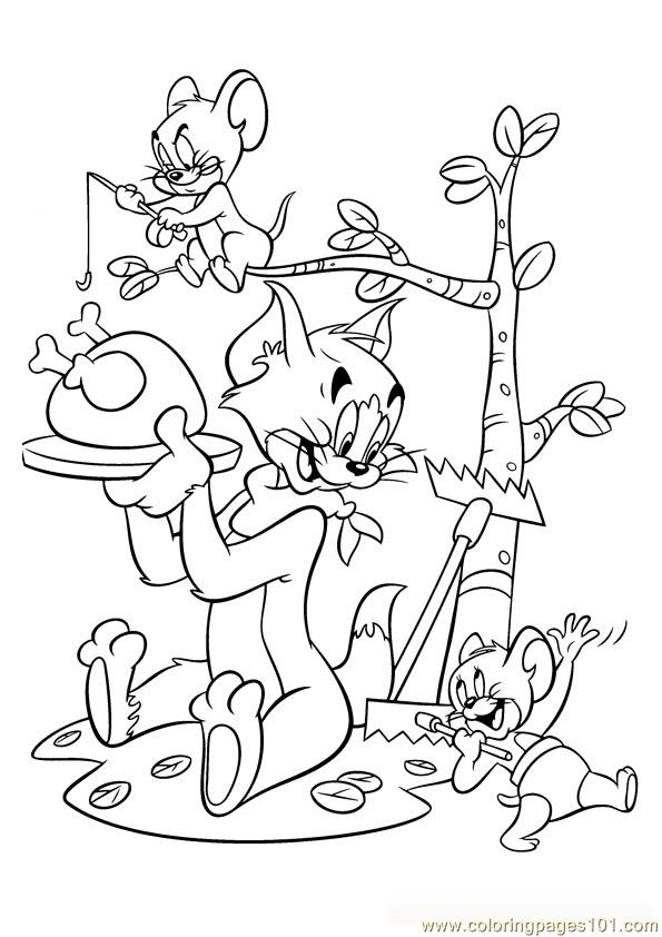 Coloriage Tom Et Jerry #24242 (Dessins Animés) - Album De Coloriages pour Coloriage Tom Et Jerry 