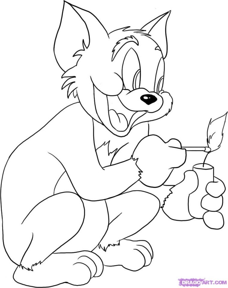 Coloriage Tom Et Jerry #24311 (Dessins Animés) – Album De Coloriages pour Coloriage Tom Et Jerry