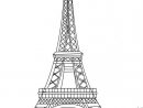 Coloriage Tour Eiffel Gratuit À Imprimer  Adf à Dessin De Tour