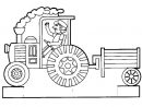 Coloriage Tracteur Avec Remorque Dessin Tracteur À Imprimer avec Coloriage Tracteur