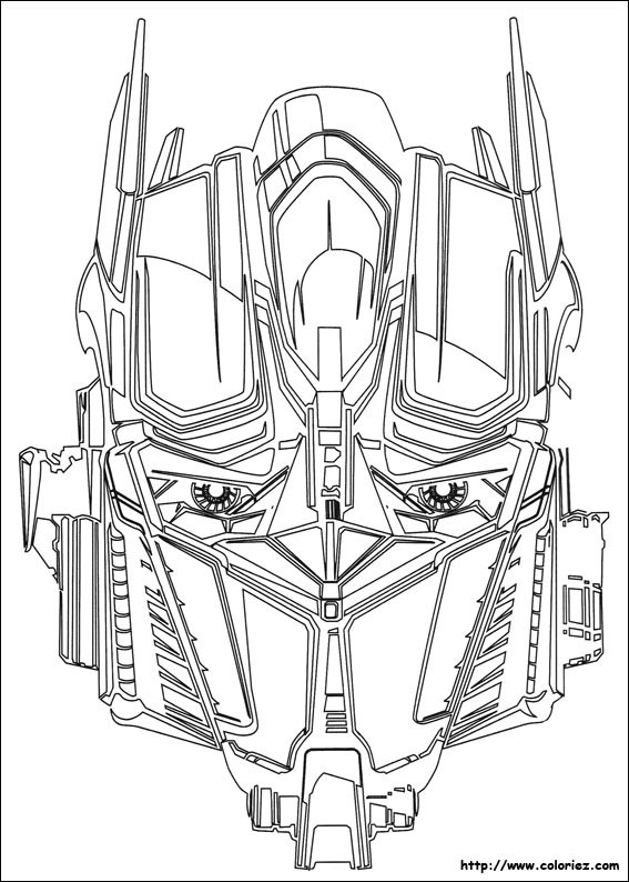 Coloriage Transformers Visage De Bumblebee Dessin Gratuit À Imprimer encequiconcerne Coloriage De Transformers 