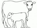 Coloriage Vache #13282 (Animaux) - Album De Coloriages concernant Coloriage Vache
