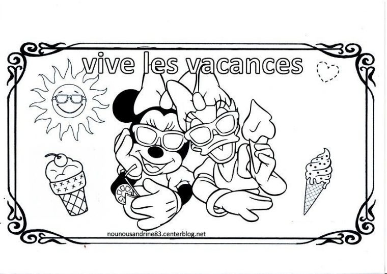 Coloriage Vive L'Été serapportantà L Été Coloriage