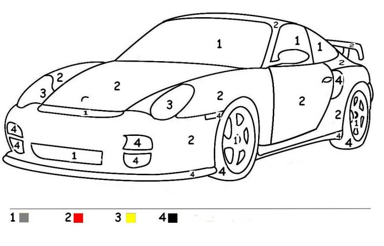 Coloriage Voiture De Course Nice Coloriage Magique Voiture – Coloriage tout Dessin De Voiture De Course À Imprimer