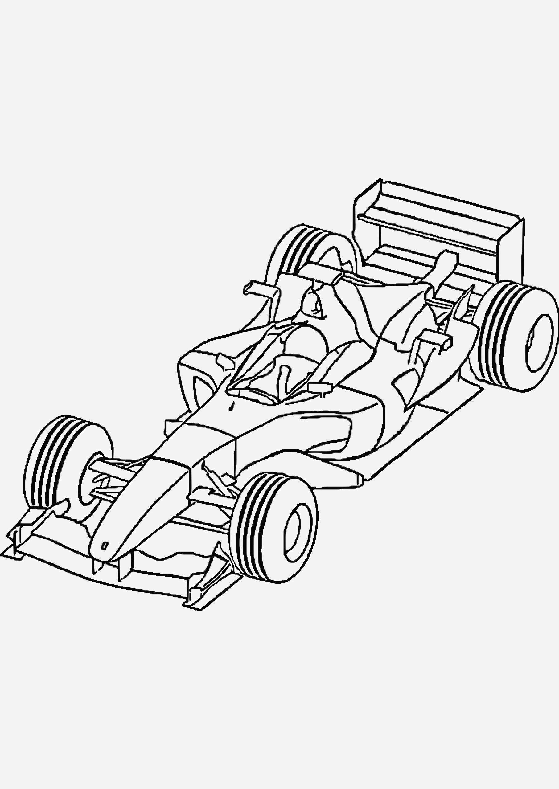 Coloriage Voiture Formule 1 - Dessin De Formule 1 Ferrari Coloriages De dedans Coloriage Magique Voiture De Course 