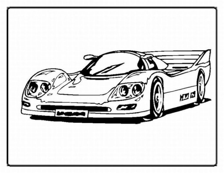 Coloriage Voiture Sport  Tuning #146922 (Transport) – Album De Coloriages tout Dessin De Voiture De Tuning