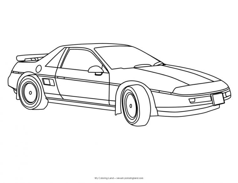 Coloriage Voiture Sport  Tuning #146928 (Transport) – Album De Coloriages avec Dessin De Voiture De Tuning