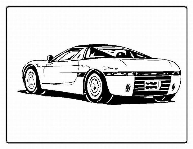 Coloriage Voiture Sport  Tuning #147034 (Transport) – Album De Coloriages tout Dessin De Voiture De Tuning