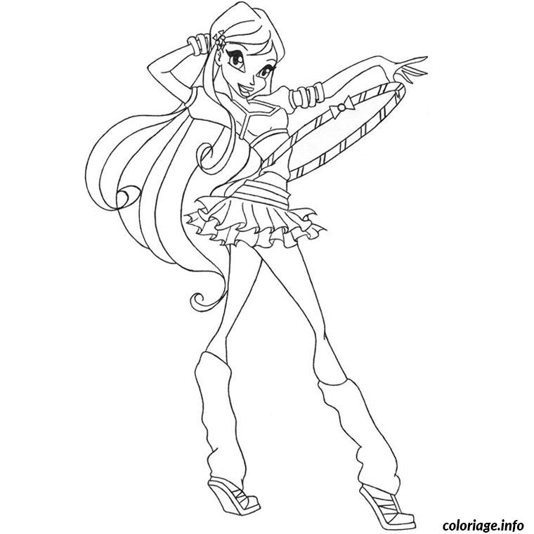 Coloriage Winx Club Believix Dessin Winx À Imprimer intérieur Coloriage Les Winx A Imprimer 