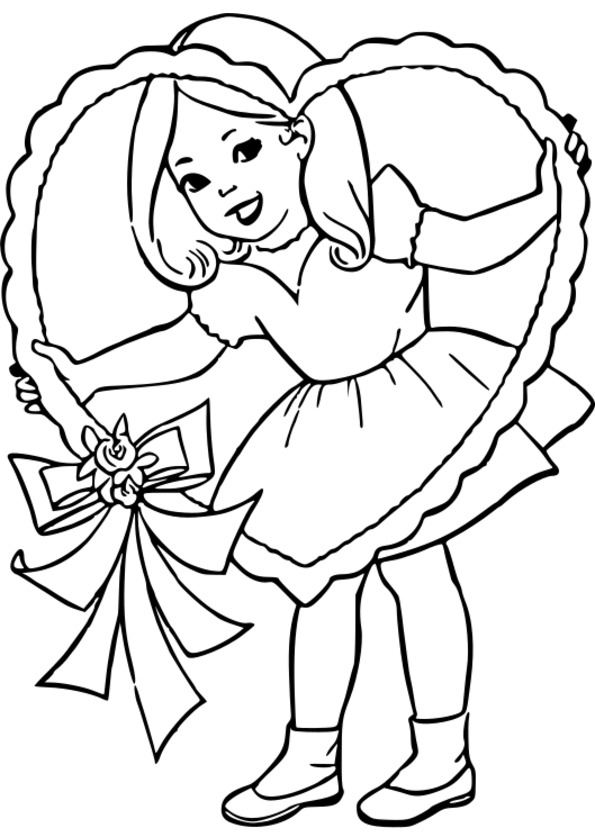 Coloriage204: Coloriage De Fille Gratuit dedans Dessin A Imprimer Pour Fille 