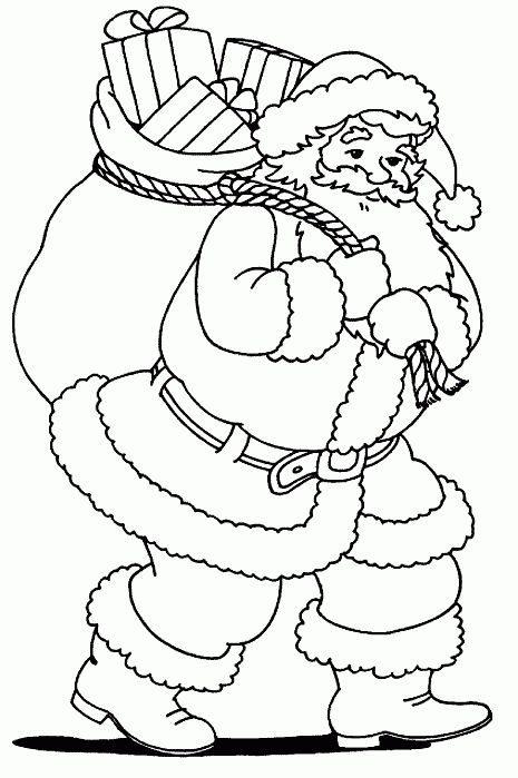 Coloriage204: Coloriage De Noel Gratuit A Imprimer Pere Noel encequiconcerne Dessins De Noel A Imprimer Gratuit 