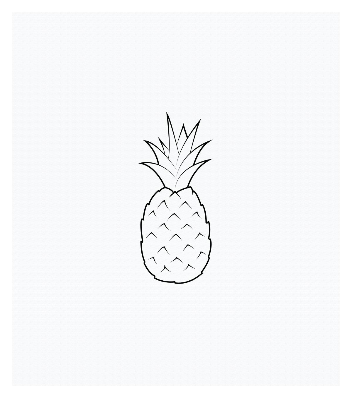 Coloriages À Imprimer : Ananas, Numéro : De60D8Fc encequiconcerne Ananas Coloriage