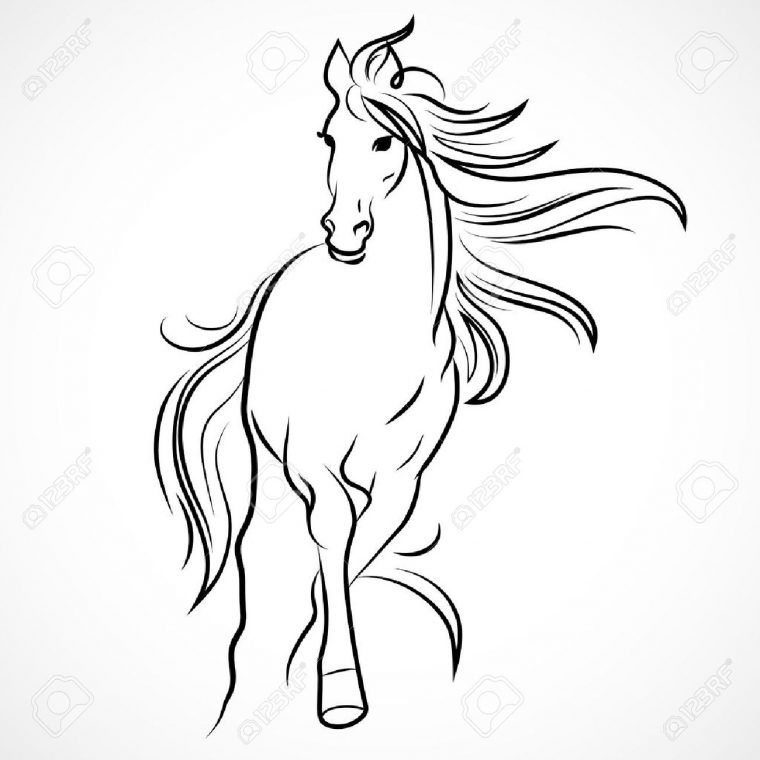 Coloriages À Imprimer : Cheval, Numéro : 12D7Aff encequiconcerne Coloriage De Chevaux Gratuit À Imprimer