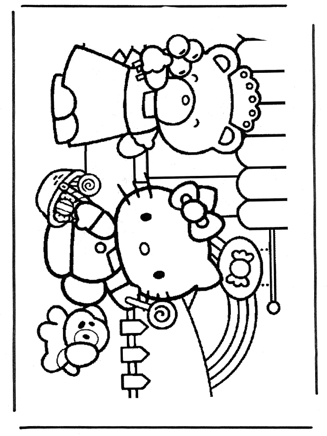 Coloriages À Imprimer : Hello Kitty, Numéro : 145569 intérieur Coloriage Hello Kitty Princesse