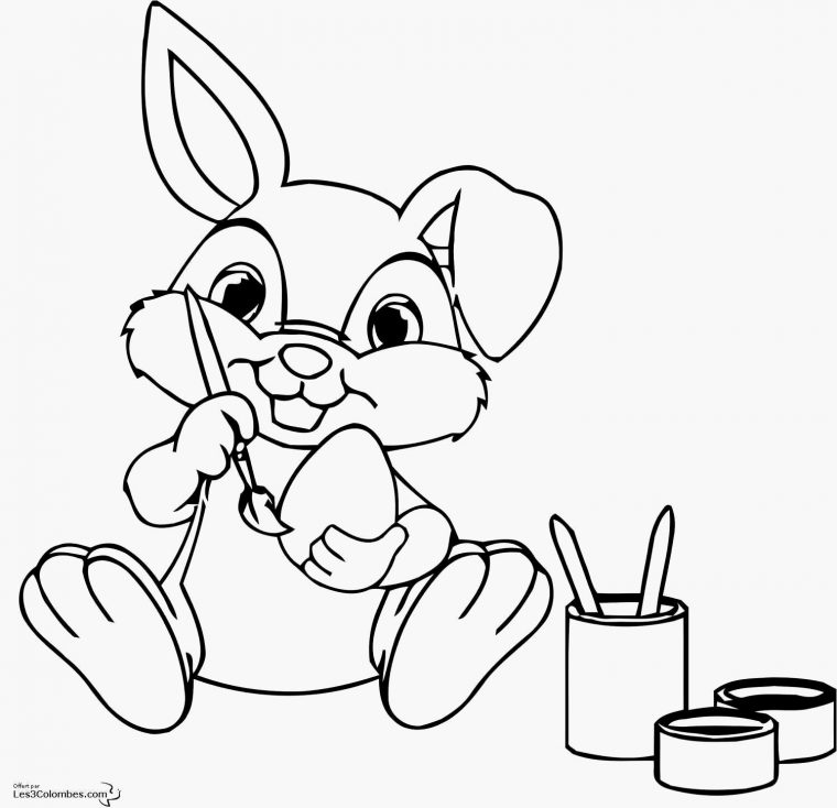 Coloriages À Imprimer : Lapin, Numéro : Efbdae43 concernant Lapin À Colorier Gratuit