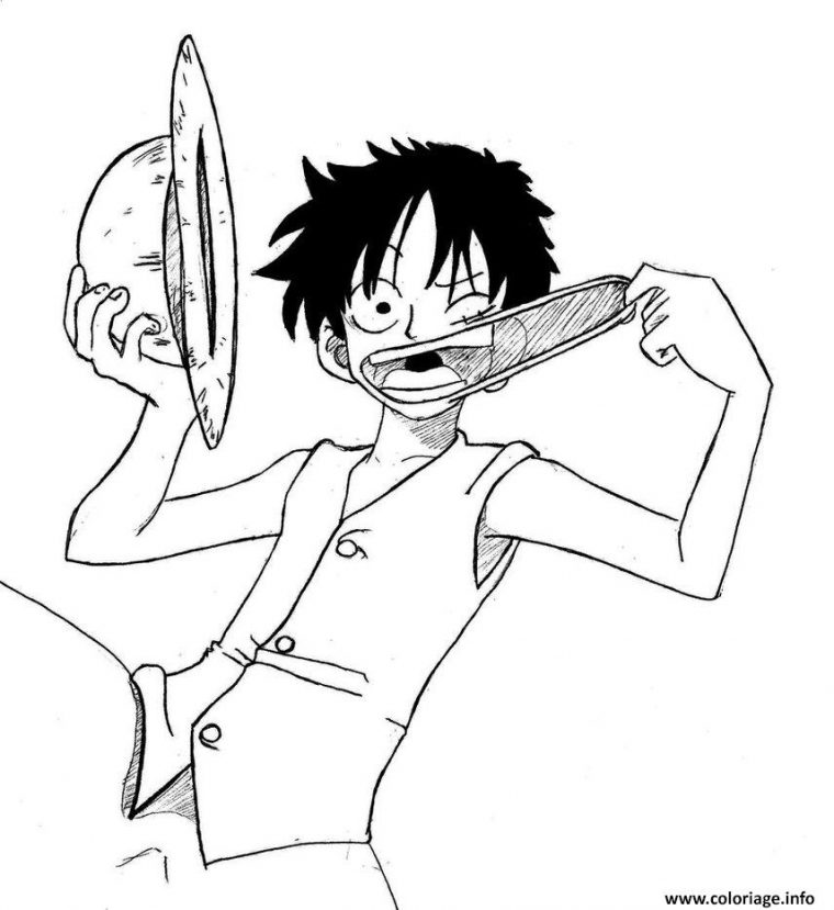 Coloriages À Imprimer : One Piece, Numéro : 1B05C302 dedans Coloriage One Piece Personnages