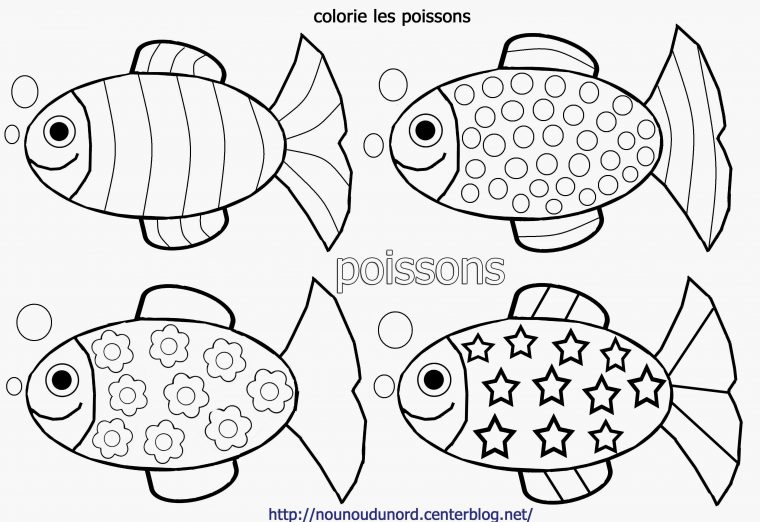 Coloriages À Imprimer : Poisson, Numéro : 982807Cc à Coloriage Poisson À Imprimer