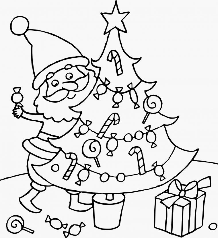 Coloriages À Imprimer : Sapin De Noël, Numéro : 118Cb1F9 concernant Dessins De Noel