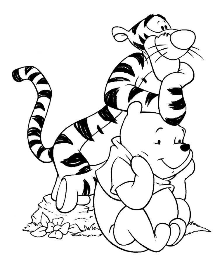 Coloriages À Imprimer : Winnie L'Ourson, Numéro : 755362 serapportantà Dessin Ourson A Imprimer