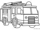 Coloriages - Camion De Pompier - Coloriages Gratuits À Imprimer tout Camion De Pompier A Imprimer