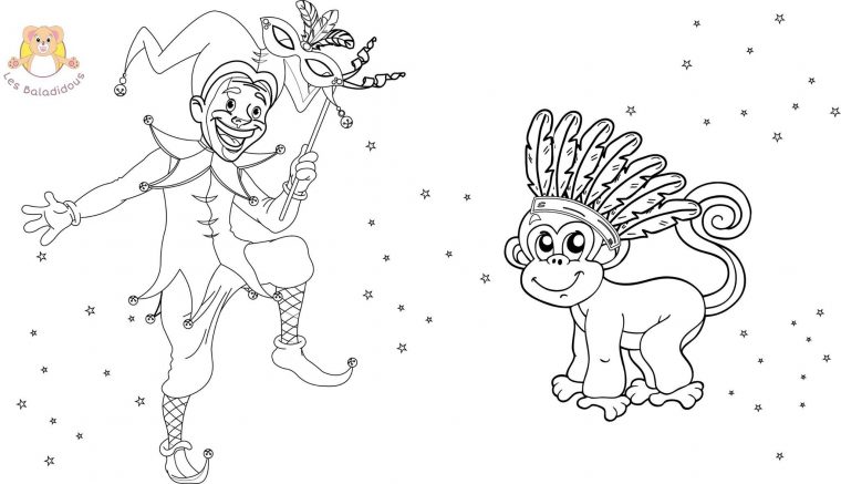 Coloriages Carnaval – Assistante Maternelle Argenteuil – Orgemont tout Coloriage Carnaval