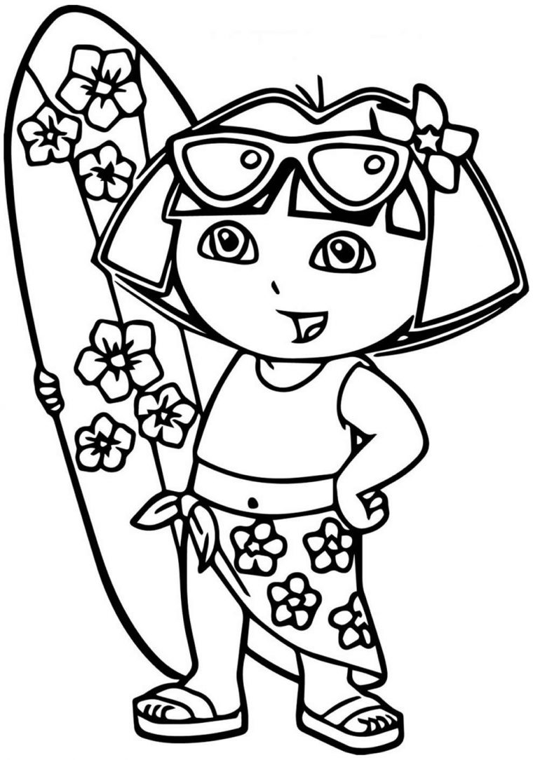 Coloriages De Dora L'Exploratrice À Peindre Et Colorier – Maison Bonte à Coloriage De L Om