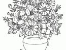 Coloriages De Fleurs - Flowers Coloring Page - Colorear Flores - Un encequiconcerne Coloriage De Fleurs