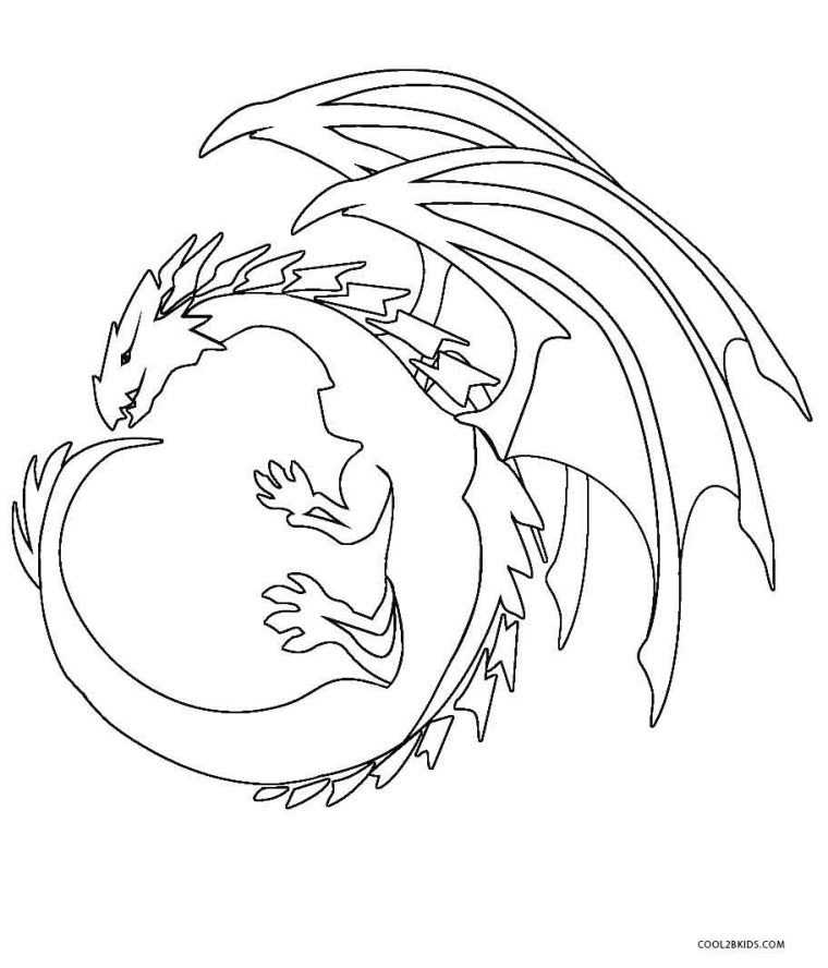 Coloriages – Dragon – Coloriages Gratuits À Imprimer concernant Coloriage Dragon À Imprimer Gratuit