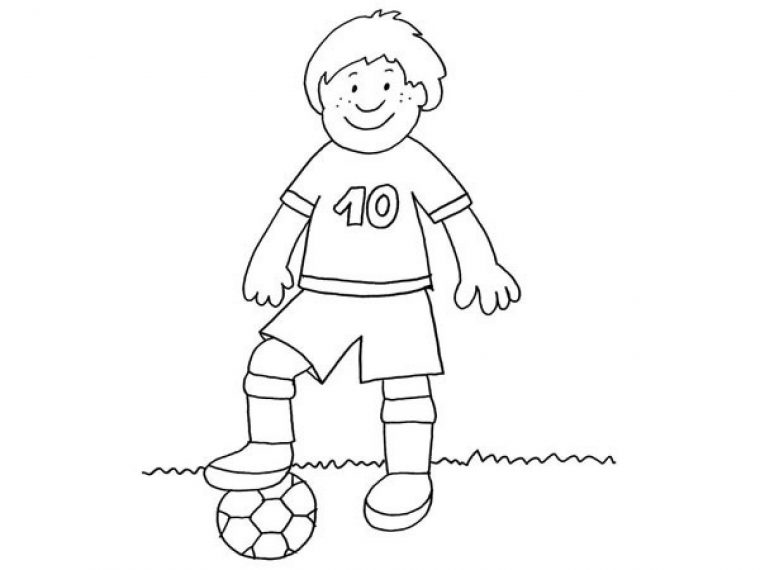 Coloriages Foot : Numéro 10 tout Coloriage Foot