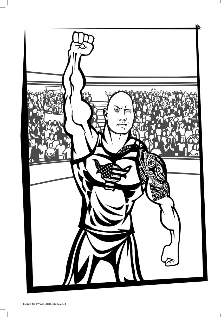 Coloriages Gratuits À Imprimer Wwe  Coloriage Gratuit, Coloriage tout Coloriage De Catch