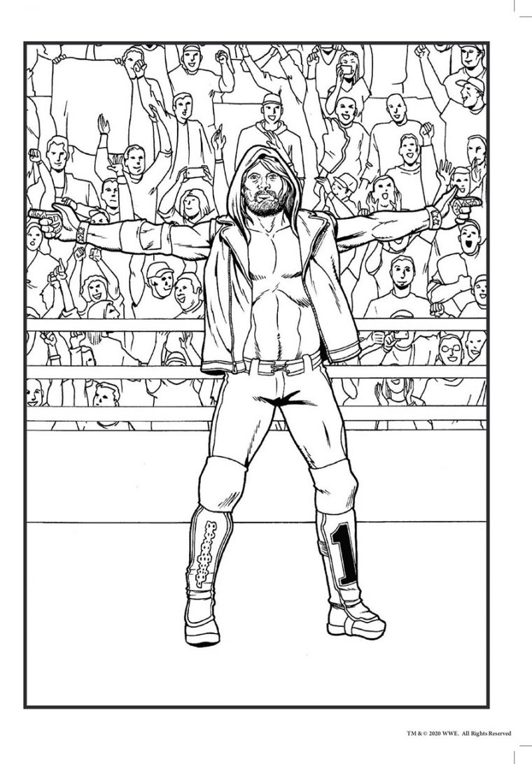 Coloriages Gratuits À Imprimer Wwe In 2020  Male Sketch, Humanoid pour Coloriage De Catch