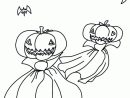 Coloriages Halloween (Citrouille, Sorcière, Squelette, Vampire…) dedans Coloriage Citrouille À Imprimer