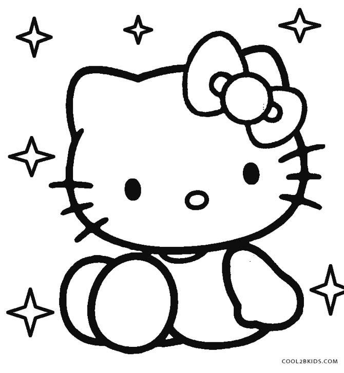 Coloriages - Hello Kitty - Coloriages Gratuits À Imprimer pour Coloriage À Imprimer Hello Kitty Sirène 