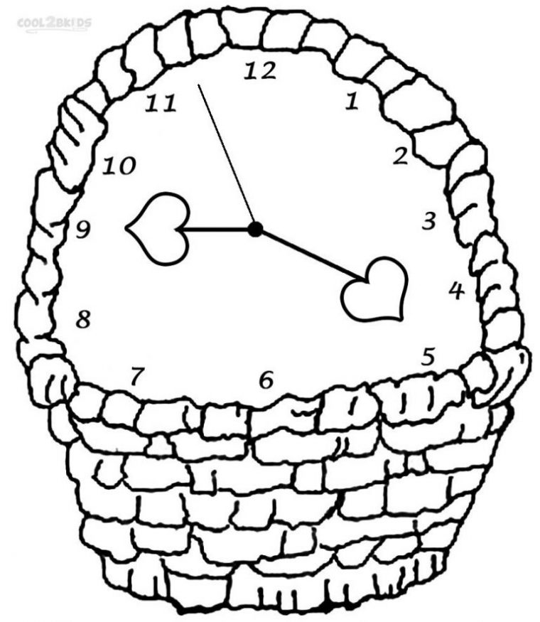 Coloriages – Horloge – Coloriages Gratuits À Imprimer destiné Coloriage Horloge