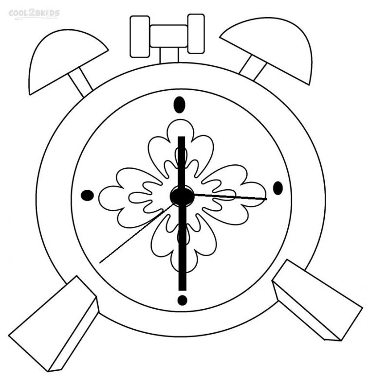 Coloriages – Horloge – Coloriages Gratuits À Imprimer pour Coloriage Horloge