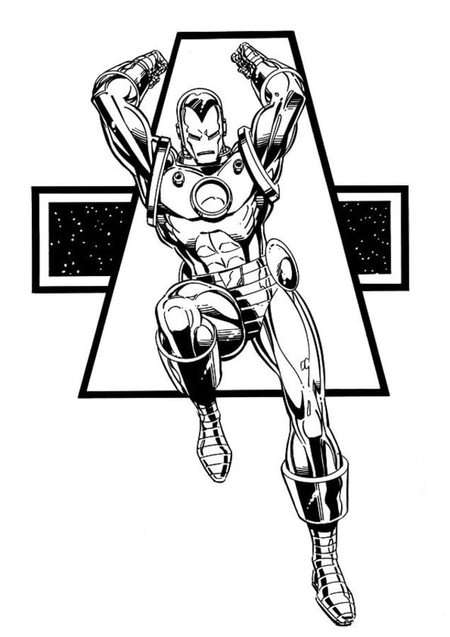 Coloriages: Iron Man Imprimable, Gratuit, Pour Les Enfants Et Les Adultes tout Coloriage Iron Man À Imprimer 