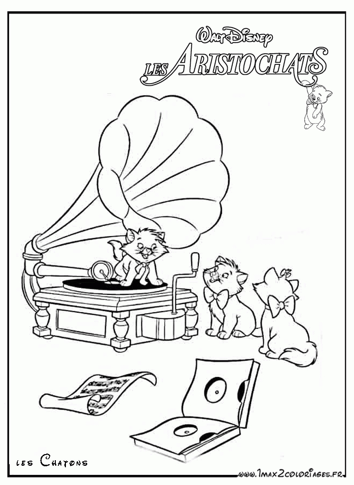 Coloriages Les Aristochats - Coloring Page The Aristocats - Toulouse tout Coloriage Les Aristochats 