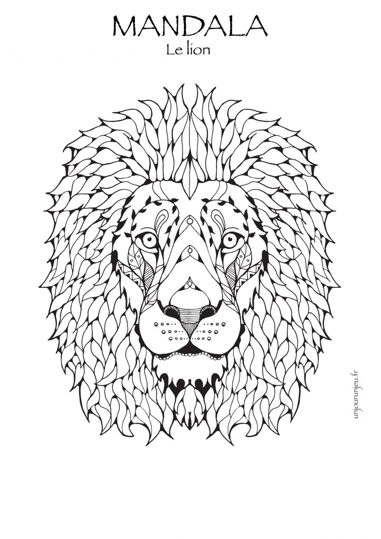 Coloriages Mandalas Animaux À Télécharger, Pour Enfants Et Adultes – Un destiné Coloriage Animaux A Imprimer